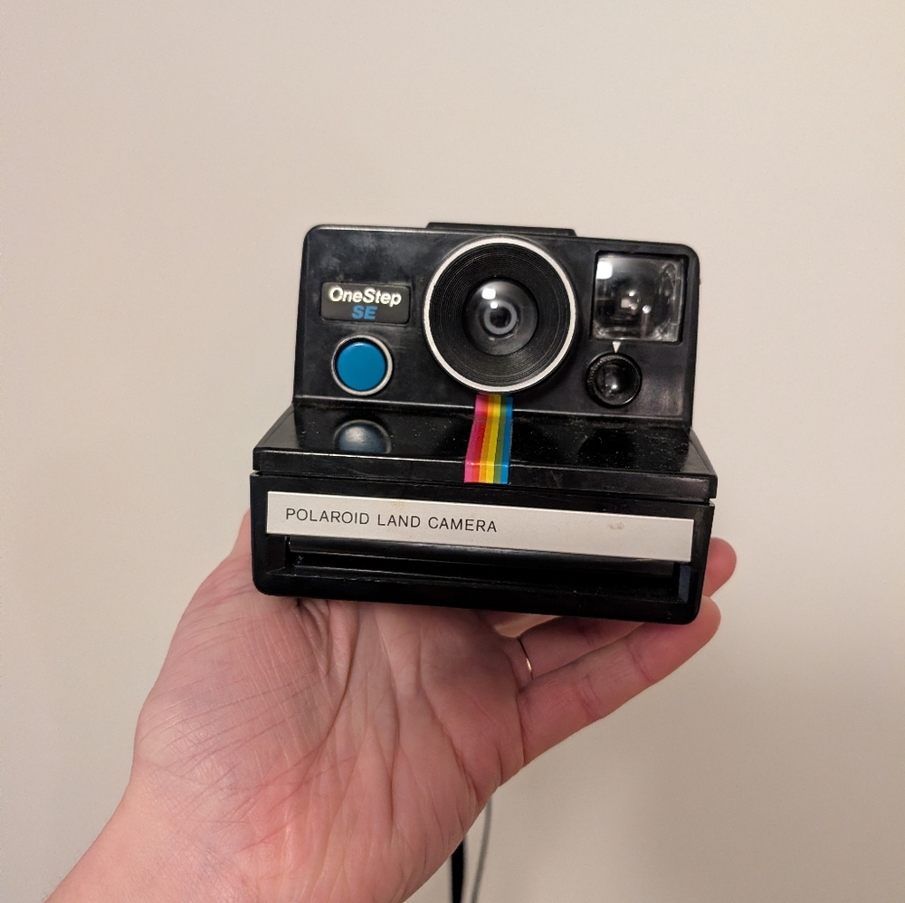 Polaroid OneStep SE Black with Rainbow Stripe (Read Below)